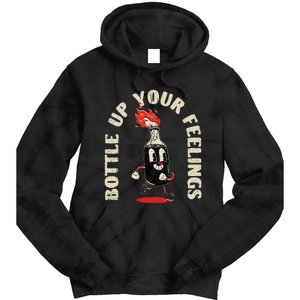 Bottle Up Your Feelings Tie Dye Hoodie