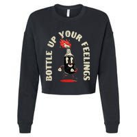 Bottle Up Your Feelings Cropped Pullover Crew