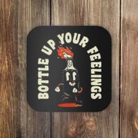 Bottle Up Your Feelings Coaster