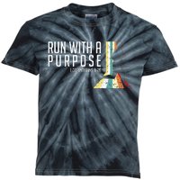 Bible Verse 1 Corinthians 926 Running Fitness Kids Tie-Dye T-Shirt