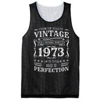 Birthday Vintage 1973 Mesh Reversible Basketball Jersey Tank