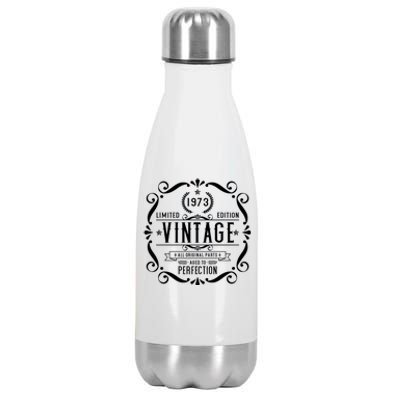 Birthday Vintage 1973 Stainless Steel Insulated Water Bottle