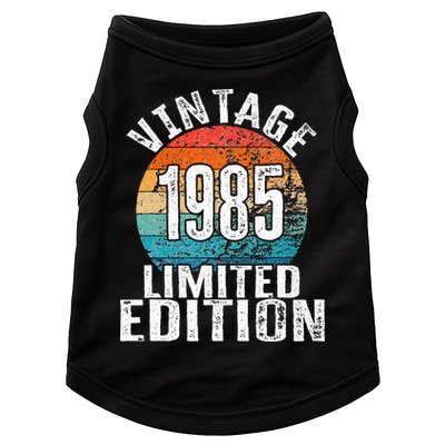 Birthday Vintage 1985 Limited Edition Bday Doggie Tank