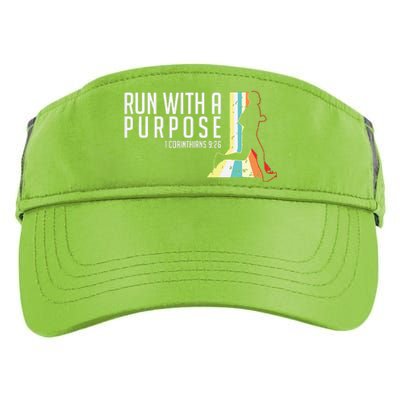 Bible Verse 1 Corinthians 926 Running Fitness Adult Drive Performance Visor