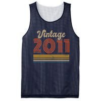 Birthday Vintage 2011 Mesh Reversible Basketball Jersey Tank