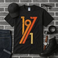 Birthday Vintage 70s Style 1971 Tall T-Shirt