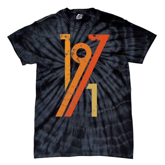 Birthday Vintage 70s Style 1971 Tie-Dye T-Shirt