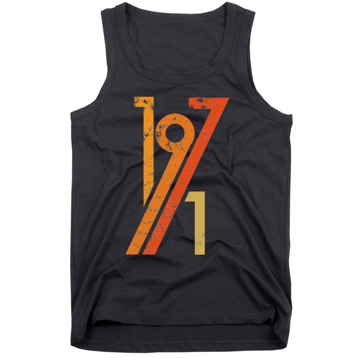 Birthday Vintage 70s Style 1971 Tank Top