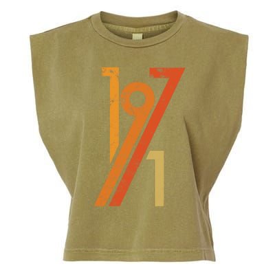 Birthday Vintage 70s Style 1971 Garment-Dyed Women's Muscle Tee