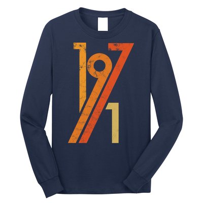 Birthday Vintage 70s Style 1971 Long Sleeve Shirt