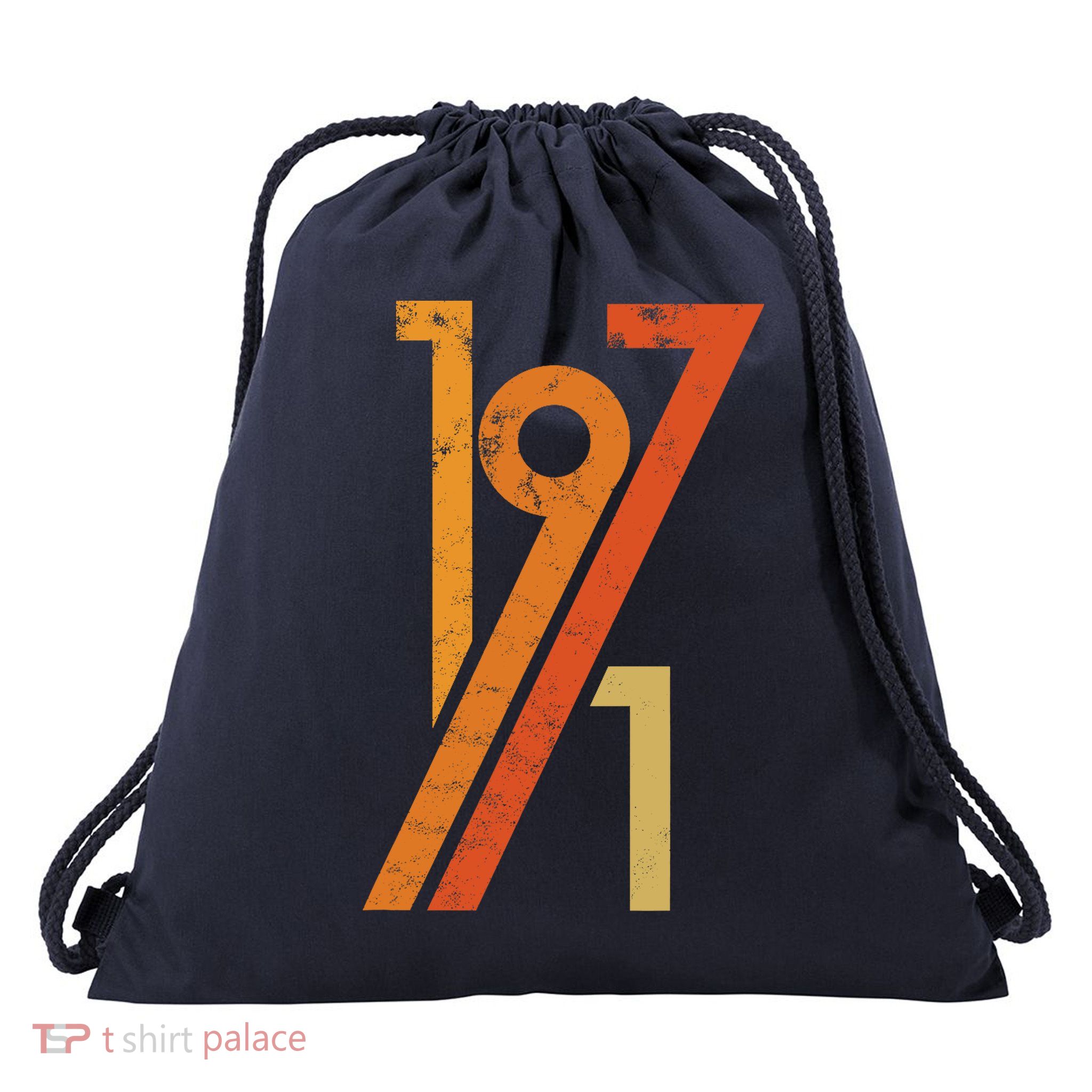 Birthday Vintage 70s Style 1971 Drawstring Bag