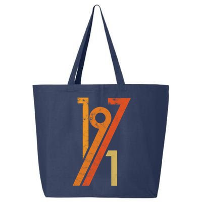 Birthday Vintage 70s Style 1971 25L Jumbo Tote