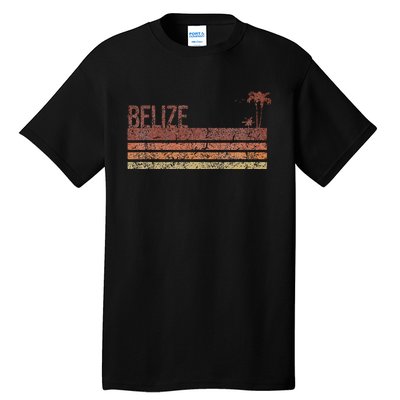 Belize Vintage 70s 80s Vacation Tall T-Shirt