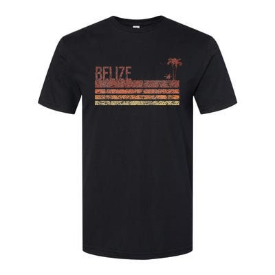 Belize Vintage 70s 80s Vacation Softstyle® CVC T-Shirt