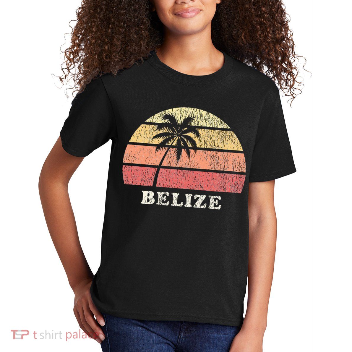 Belize Vintage 70s Retro Throwback Design Kids T-Shirt