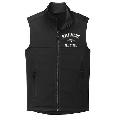 Baltimore Vs All Y’All Collective Smooth Fleece Vest