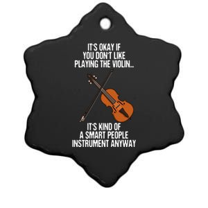 Best Violin Art Instrut Violin Player Gift Ceramic Star Ornament