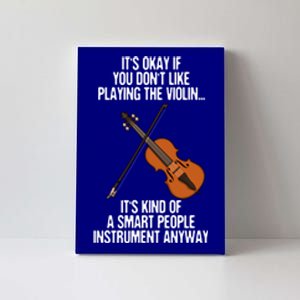 Best Violin Art Instrut Violin Player Gift Canvas