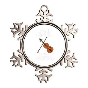 Best Violin Art Instrut Violin Player Gift Metallic Star Ornament