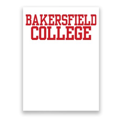 Bakersfield Vintage Arch College Poster