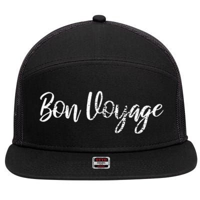 Bon Voyage 7 Panel Mesh Trucker Snapback Hat