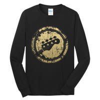 Bass Vintage Bass Guitar 02 For Bass Player Tall Long Sleeve T-Shirt