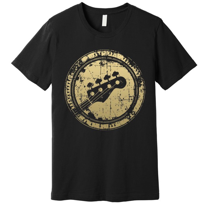 Bass Vintage Bass Guitar 02 For Bass Player Premium T-Shirt