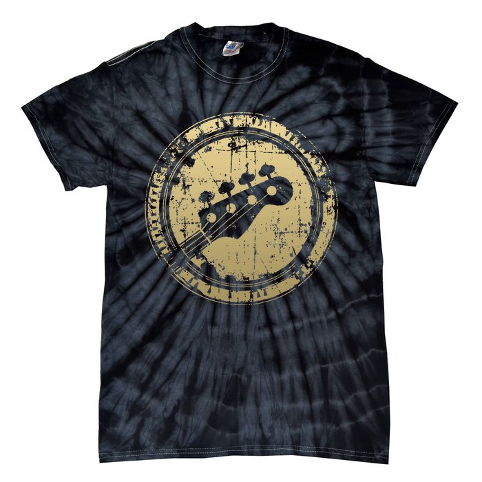 Bass Vintage Bass Guitar 02 For Bass Player Tie-Dye T-Shirt