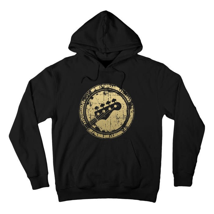 Bass Vintage Bass Guitar 02 For Bass Player Tall Hoodie