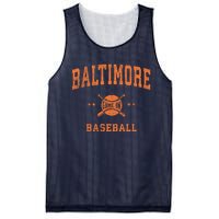 Baltimore Vintage Baseball Throwback Retro Design Mesh Reversible Basketball Jersey Tank