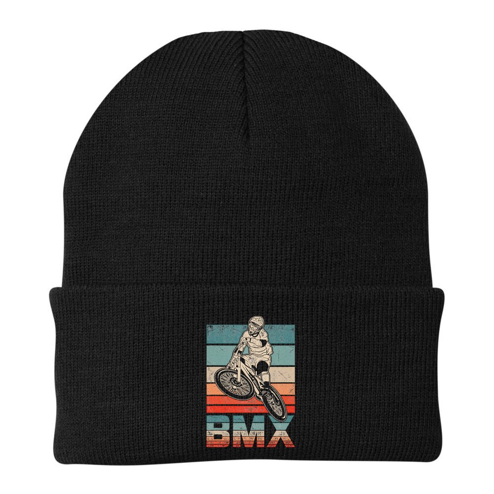 Bmx Vintage Bike Fans Gift Bike Bmx Beanie