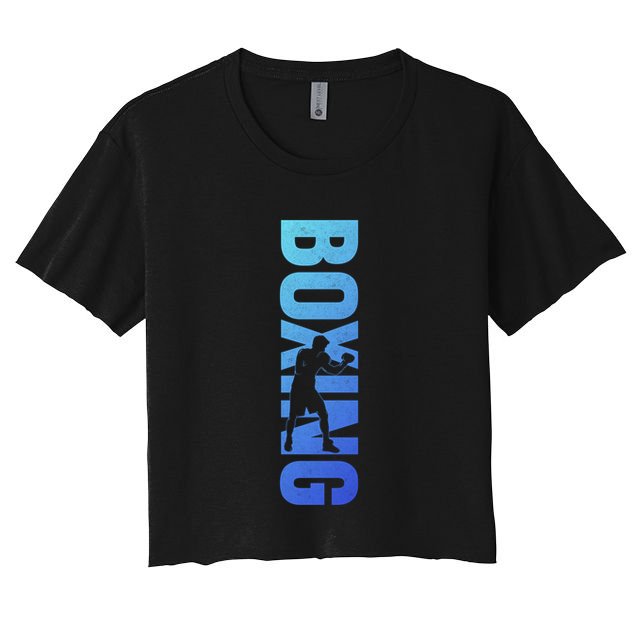 Boxing Vintage Boxing Gift Crop Top