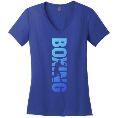 Boxing Vintage Boxing Gift Women's V-Neck T-Shirt