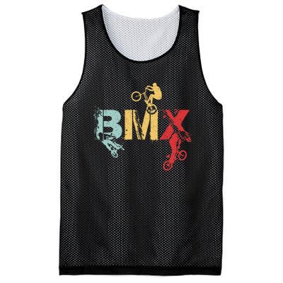 Bmx Vintage Bike Fans Gift Bike Bmx Mesh Reversible Basketball Jersey Tank