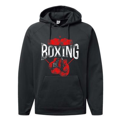 Boxing Vintage Boxing Performance Fleece Hoodie