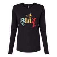 Bmx Vintage Bike Womens Cotton Relaxed Long Sleeve T-Shirt