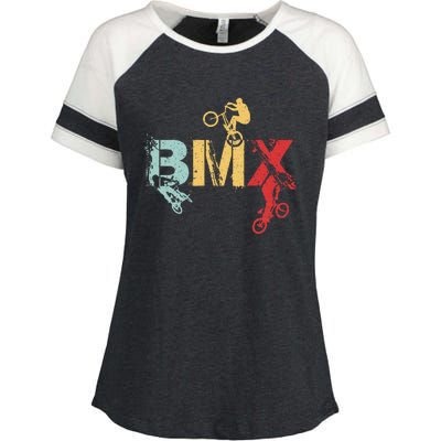 Bmx Vintage Bike Enza Ladies Jersey Colorblock Tee