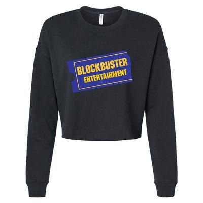 Blockbuster Video Cropped Pullover Crew