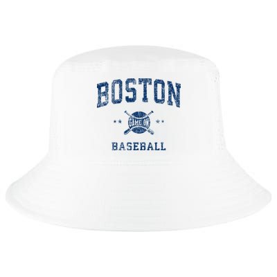 Boston Vintage Baseball Throwback Cool Comfort Performance Bucket Hat