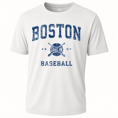 Boston Vintage Baseball Throwback Cooling Performance Crew T-Shirt