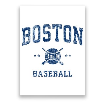 Boston Vintage Baseball Throwback Poster