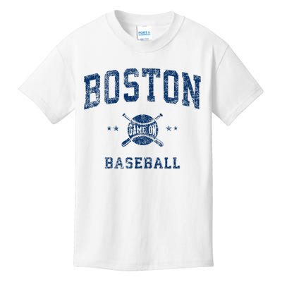 Boston Vintage Baseball Throwback Kids T-Shirt