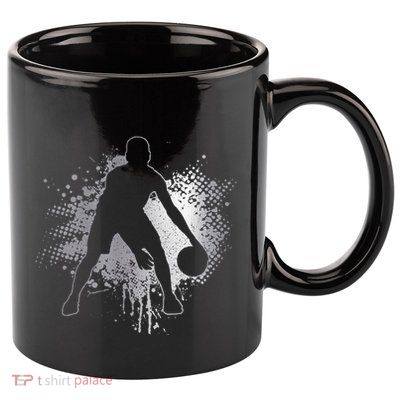 Basketball Vintage Bball Player Coach Sports Baller 11oz C Handle Ceramic Mug