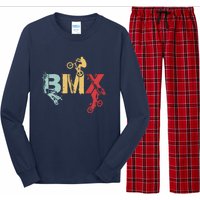 BMX Vintage Bike Fans Gift Boy BMX Long Sleeve Pajama Set