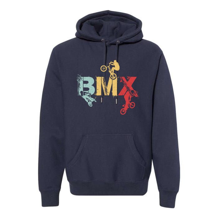 BMX Vintage Bike Fans Gift Boy BMX Premium Hoodie