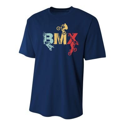BMX Vintage Bike Fans Gift Boy BMX Youth Performance Sprint T-Shirt