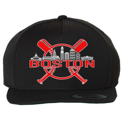 Boston Vintage Baseball Wool Snapback Cap