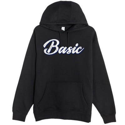 Basic Vintage Premium Pullover Hoodie