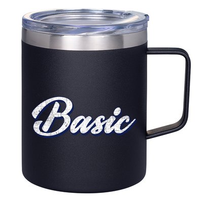 Basic Vintage 12oz Stainless Steel Coffee Mug