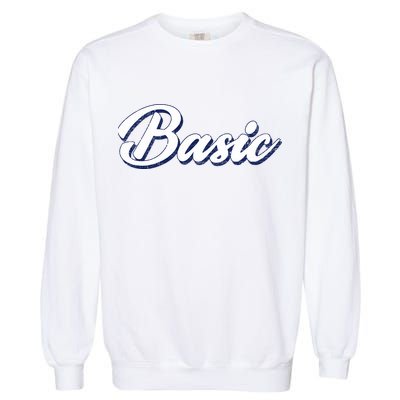 Basic Vintage Garment-Dyed Sweatshirt